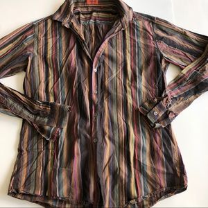 Missoni Men’s Striped Button Down Shirt